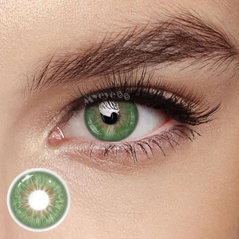 Crush  Green Prescription Colored Contact Lenses