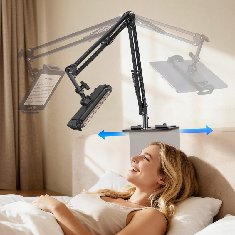 🔥Best Sellers Overhead Bed Phone Tablet Holder | Lazy Long Arm Cell Phone Mount for Bed