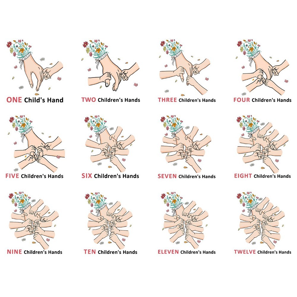 Family love blooms forever – Personalized flower box for mom and grandma with names