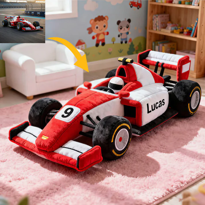 Custom 3D Vehicle Plush Pillow – Full Image Upload & Fully Customizable Vehicle Design