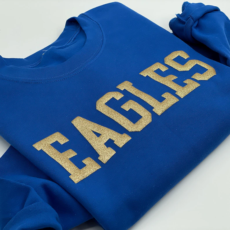 Custom Puff Print Team Name Sweatshirt, T-shirts, Hoodies, Embossed Mascot Sweatshirt