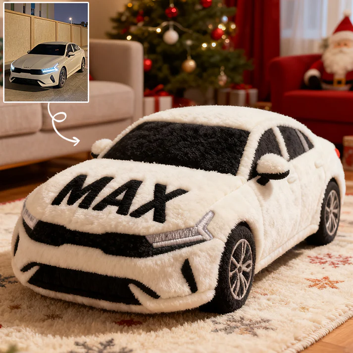 Custom 3D Vehicle Plush Pillow – Full Image Upload & Fully Customizable Vehicle Design