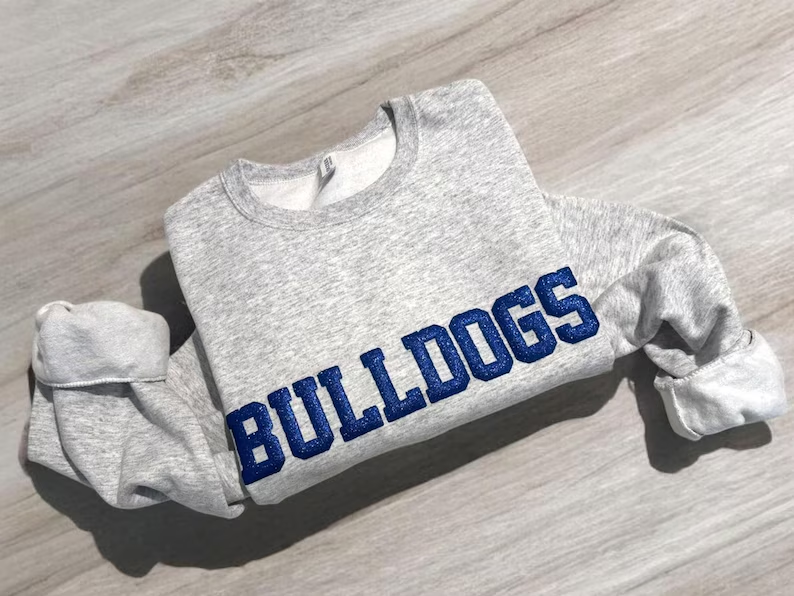 Custom Puff Print Team Name Sweatshirt, T-shirts, Hoodies, Embossed Mascot Sweatshirt