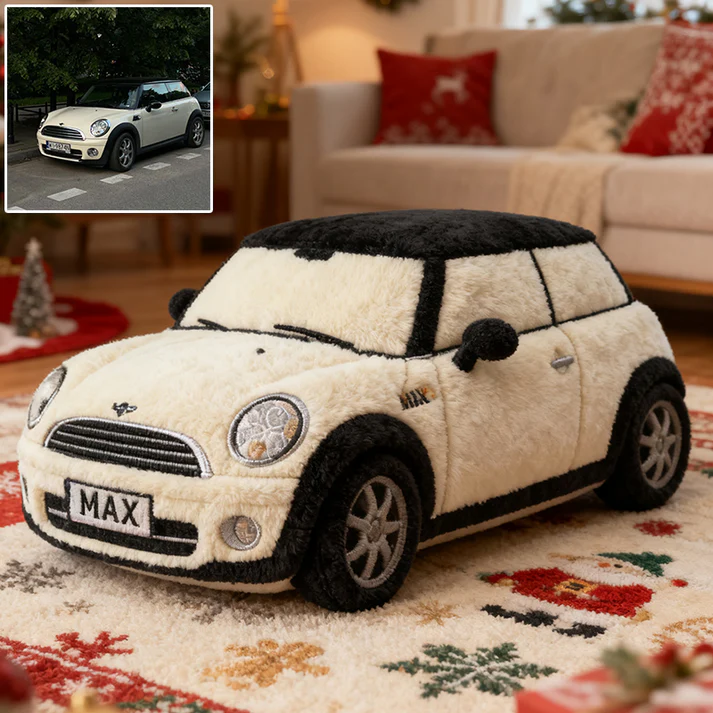 Custom 3D Vehicle Plush Pillow – Full Image Upload & Fully Customizable Vehicle Design