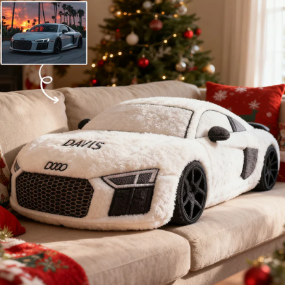 Custom 3D Vehicle Plush Pillow – Full Image Upload & Fully Customizable Vehicle Design