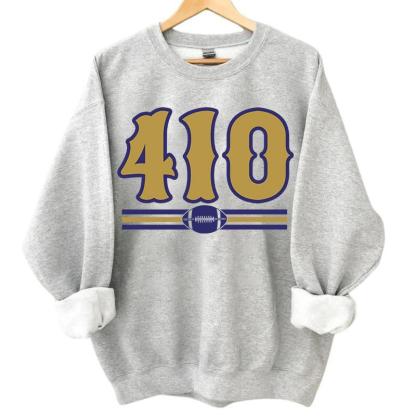 Vintage Area Code Football Sport Grey Sweatshirt, Retro 90s Graphic Style All Teams Football Shirt