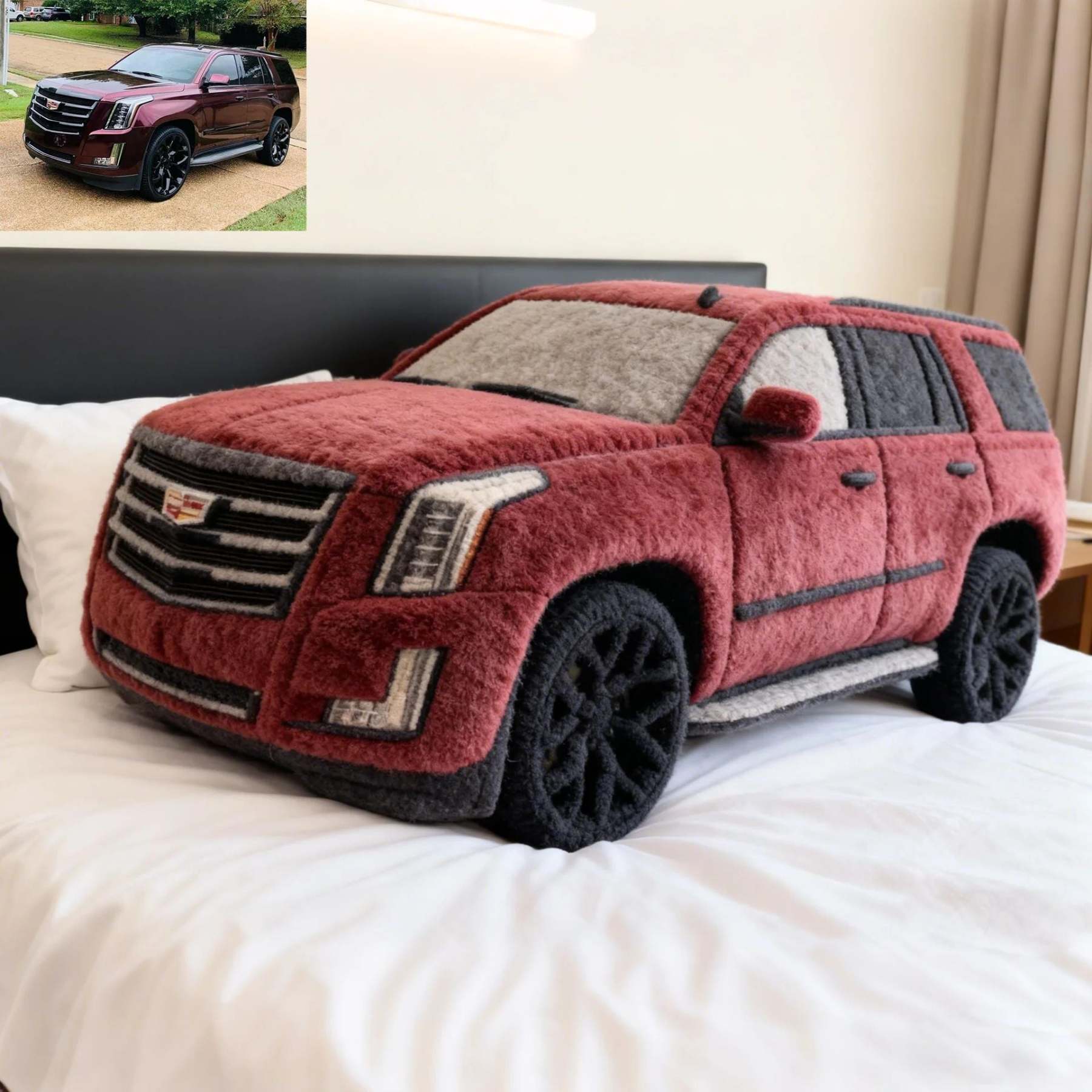 ✨ Hug Your Dream Car: The Personalized 3D Car Pillow 🚗