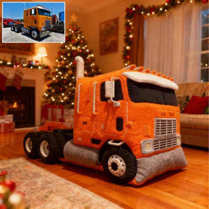 Custom Semi-Truck Pillow – Personalized Big Rig Gift for Truck Lovers