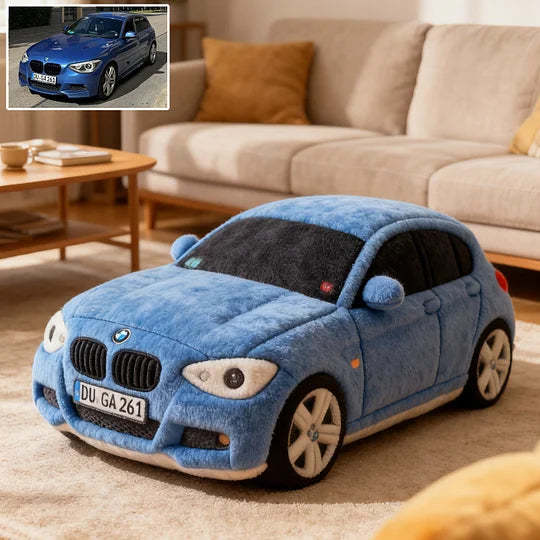 Custom Car Photo Pillow – Personalized Plush Cushion for Auto Lovers