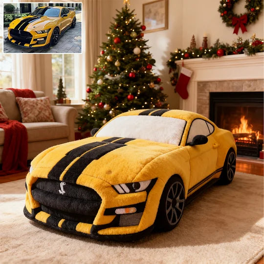 Custom Muscle Car Pillow – Personalized Classic Car Gift for Car Lovers