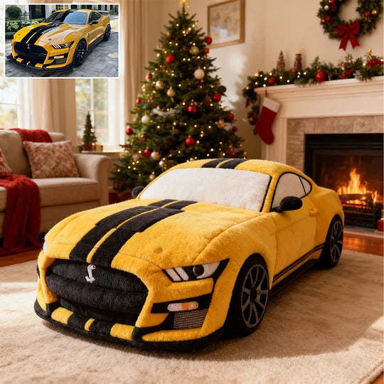 Custom Muscle Car Pillow – Personalized Classic Car Gift for Car Lovers