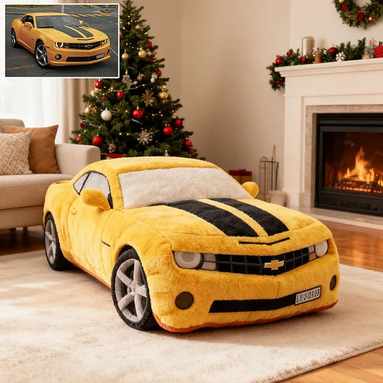 Custom Muscle Car Pillow – Personalized Classic Car Gift for Car Lovers