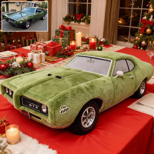 Classic Pontiac GTO Muscle Car Pillow – Retro Car Lovers Gift