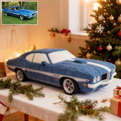 Classic Pontiac GTO Muscle Car Pillow – Retro Car Lovers Gift