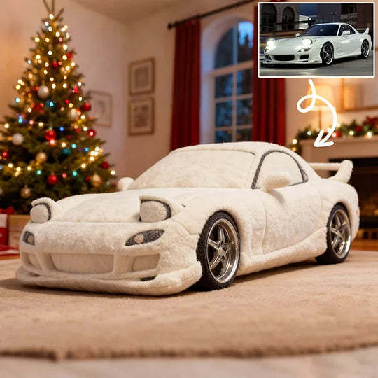 Custom Plush Car Pillow – Personalized Vehicle Photo Cushion for Auto Lovers