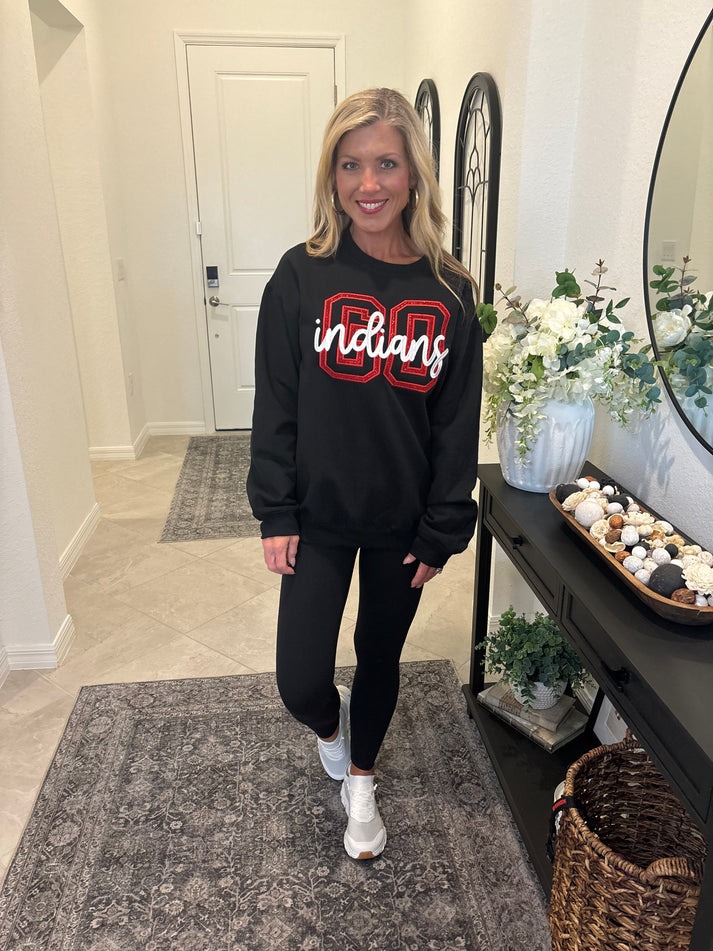 Custom Game Day Glam Crewneck - Any Team- Any Color
