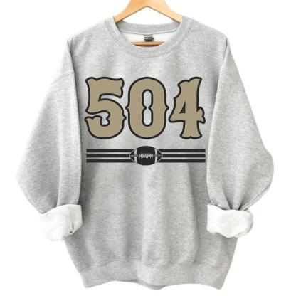 Vintage Area Code Football Sport Grey Sweatshirt, Retro 90s Graphic Style All Teams Football Shirt