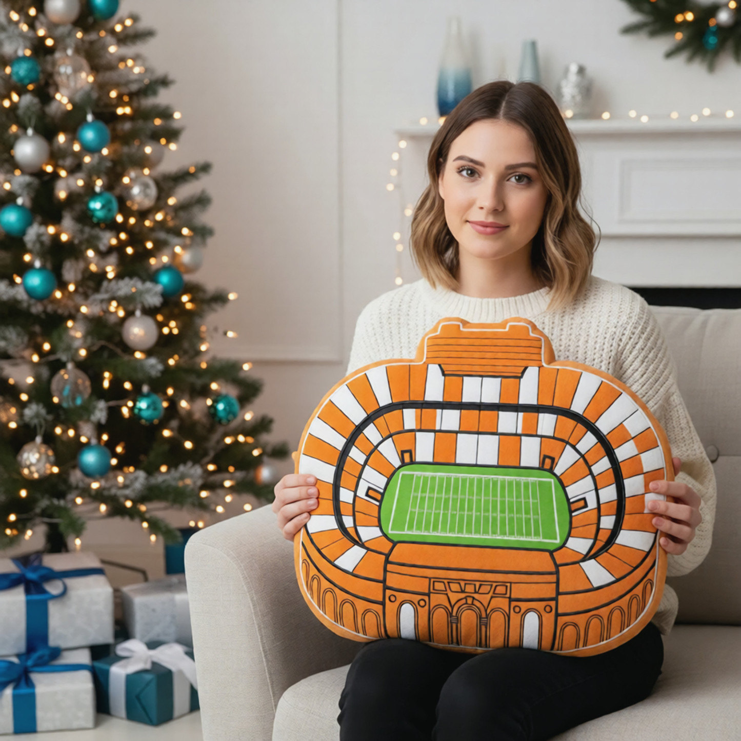 Neyland Stadium Pillow