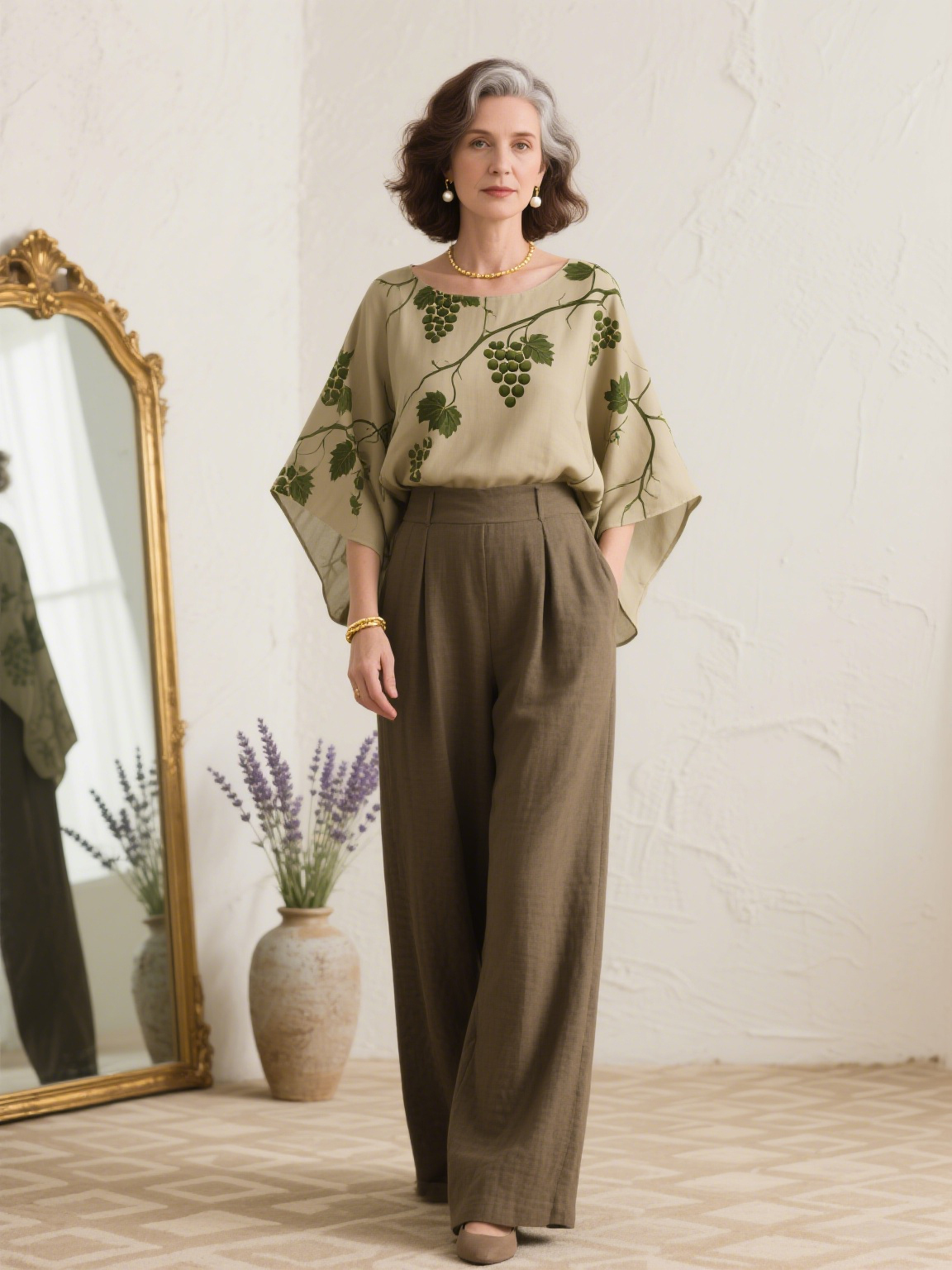 Green Grapes Creative Retro Style Loose Set