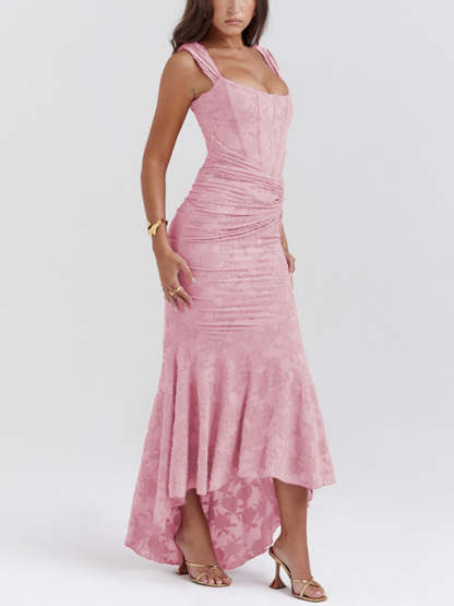 Blue bell floral maxi dress