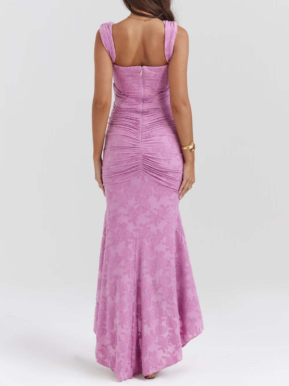 Blue bell floral maxi dress