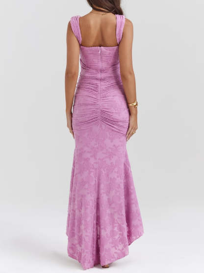 Blue bell floral maxi dress