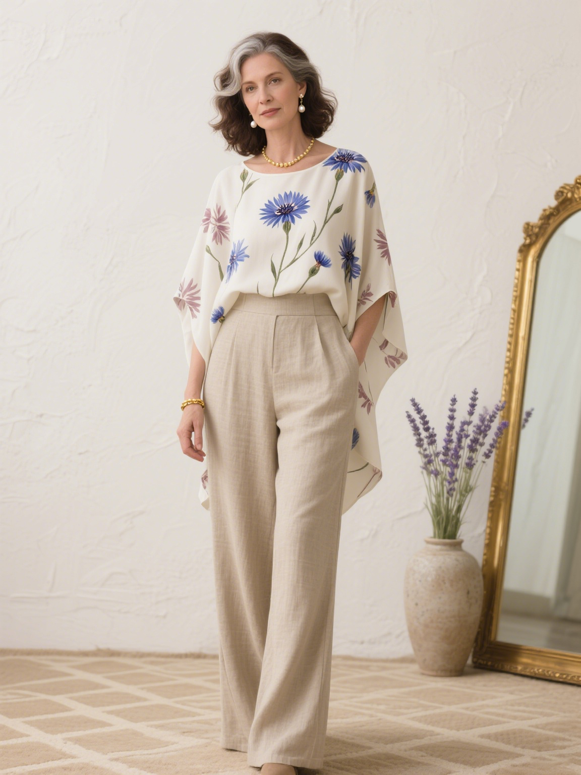 Lilac Creative Retro Style Loose Set