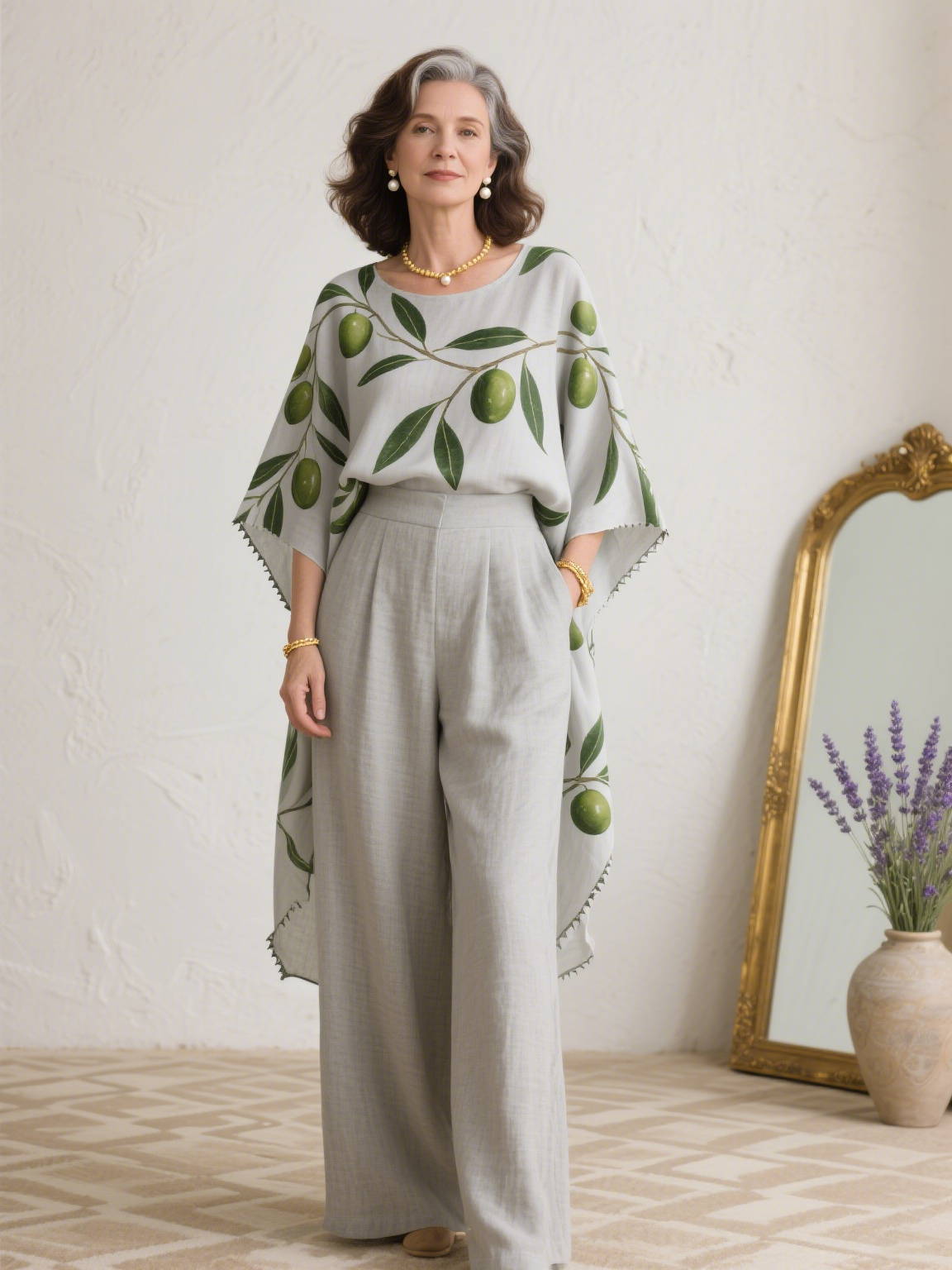 Lemon Tree Branch Creative Retro Style Loose Set