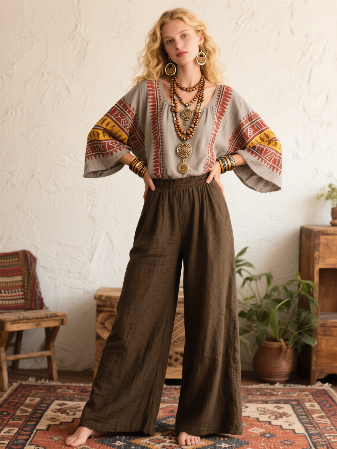 Humanistic Totem Creative Retro Style Loose Set