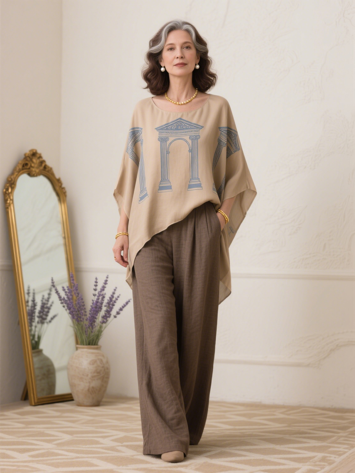 Roman Gate Creative Retro Style Loose Set