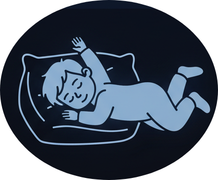 Stomach sleeper icon