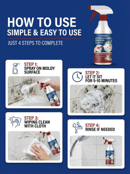 Foam Cleaning Mold Removal Spray