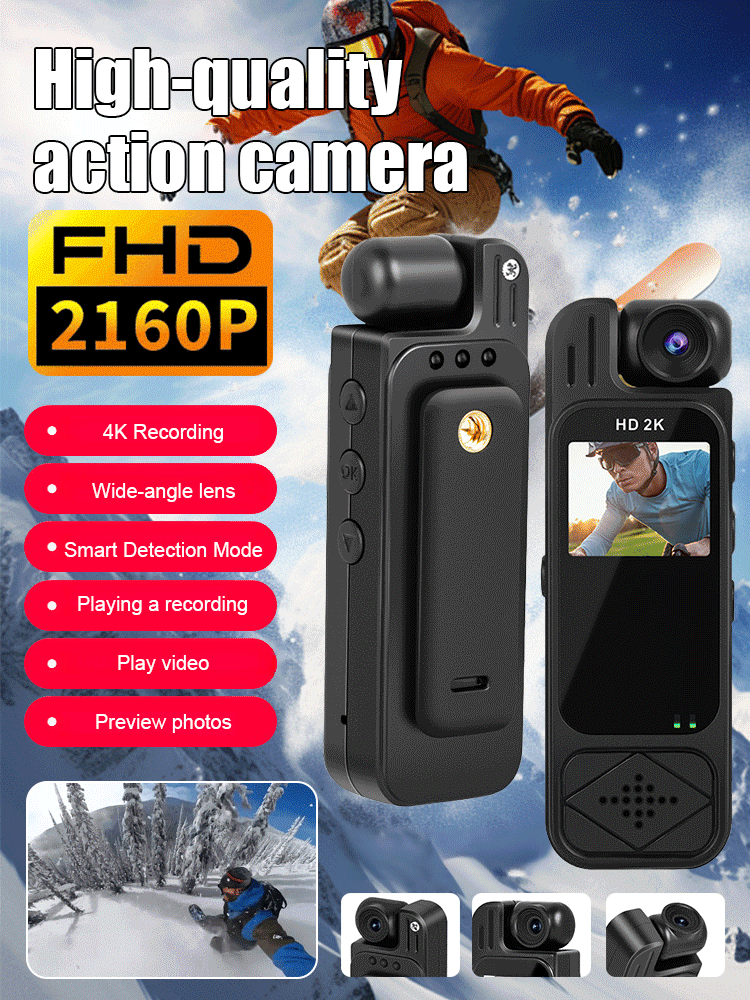 【Pocket Mini Camera】Portable recording device with screen