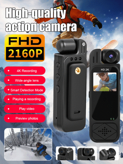 【Pocket Mini Camera】Portable recording device with screen