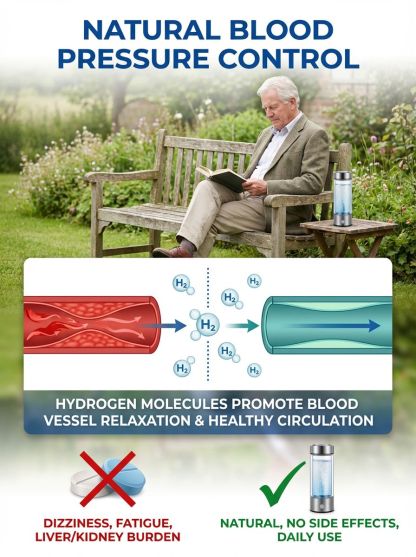 "Complete Cure for Kidney Disease" Kidney Care Hydrogen-Rich Water Cup