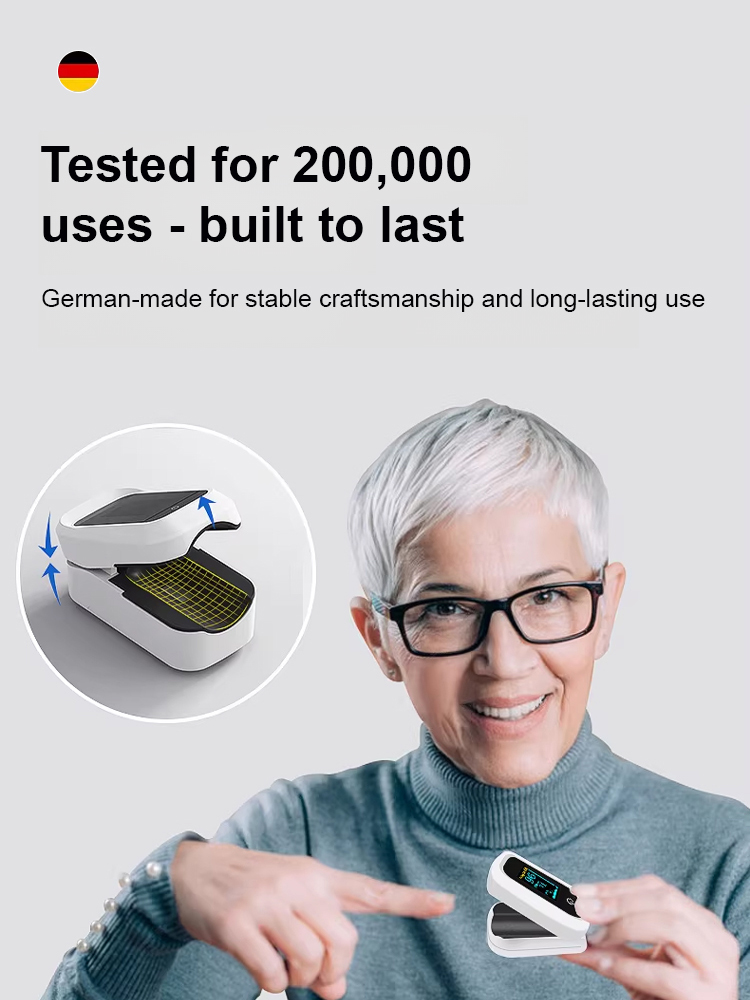 High-Precision Home Finger Clip Pulse Oximeter [Easy to Use]