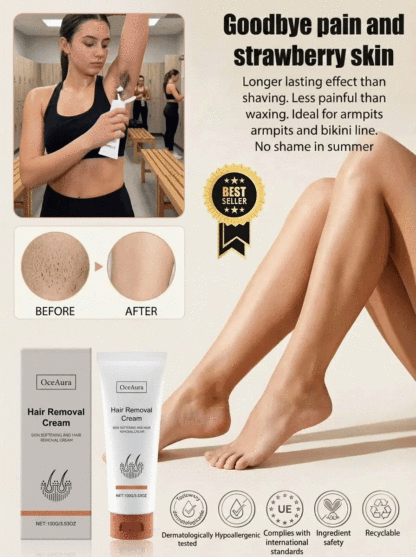 【Powerful Cleaning】Painless Body Hair Removal Cream