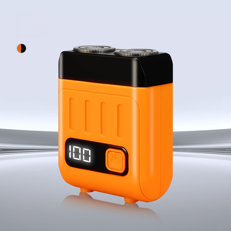 Intelligent digital display double-ring electric shaver