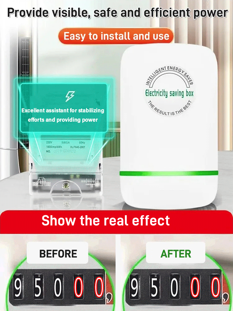 ⚡ Stop Overpaying for Power – Save Up to 80% with Smart Energy Tech ✅ Certified • Plug & Play • 100% Money-Back Guarantee