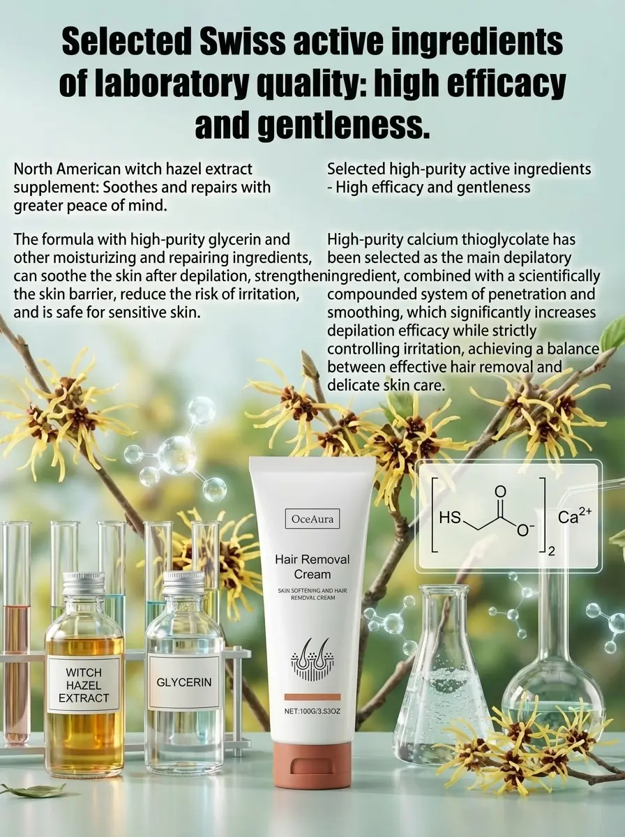 【Powerful Cleaning】Painless Body Hair Removal Cream