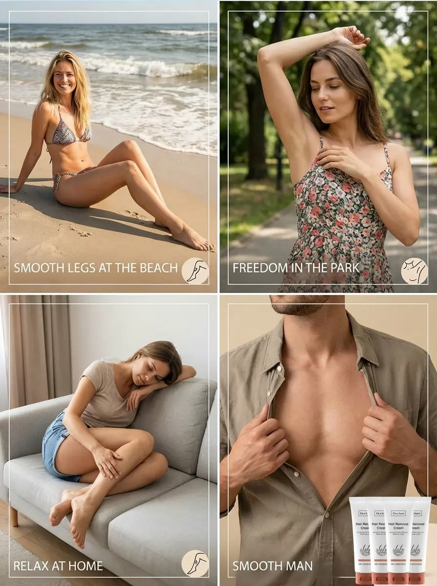 【Powerful Cleaning】Painless Body Hair Removal Cream