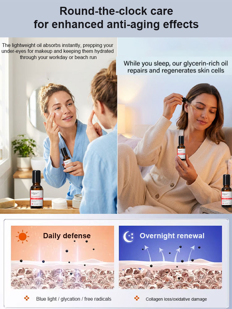 Anti-wrinkle eye essential oil