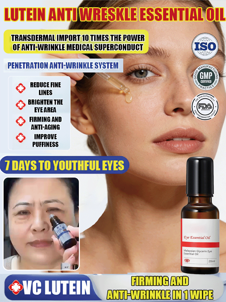 Anti-wrinkle eye essential oil