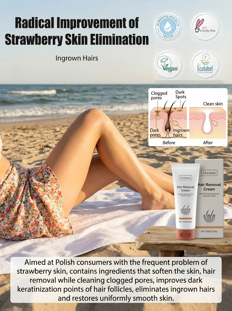 【Powerful Cleaning】Painless Body Hair Removal Cream