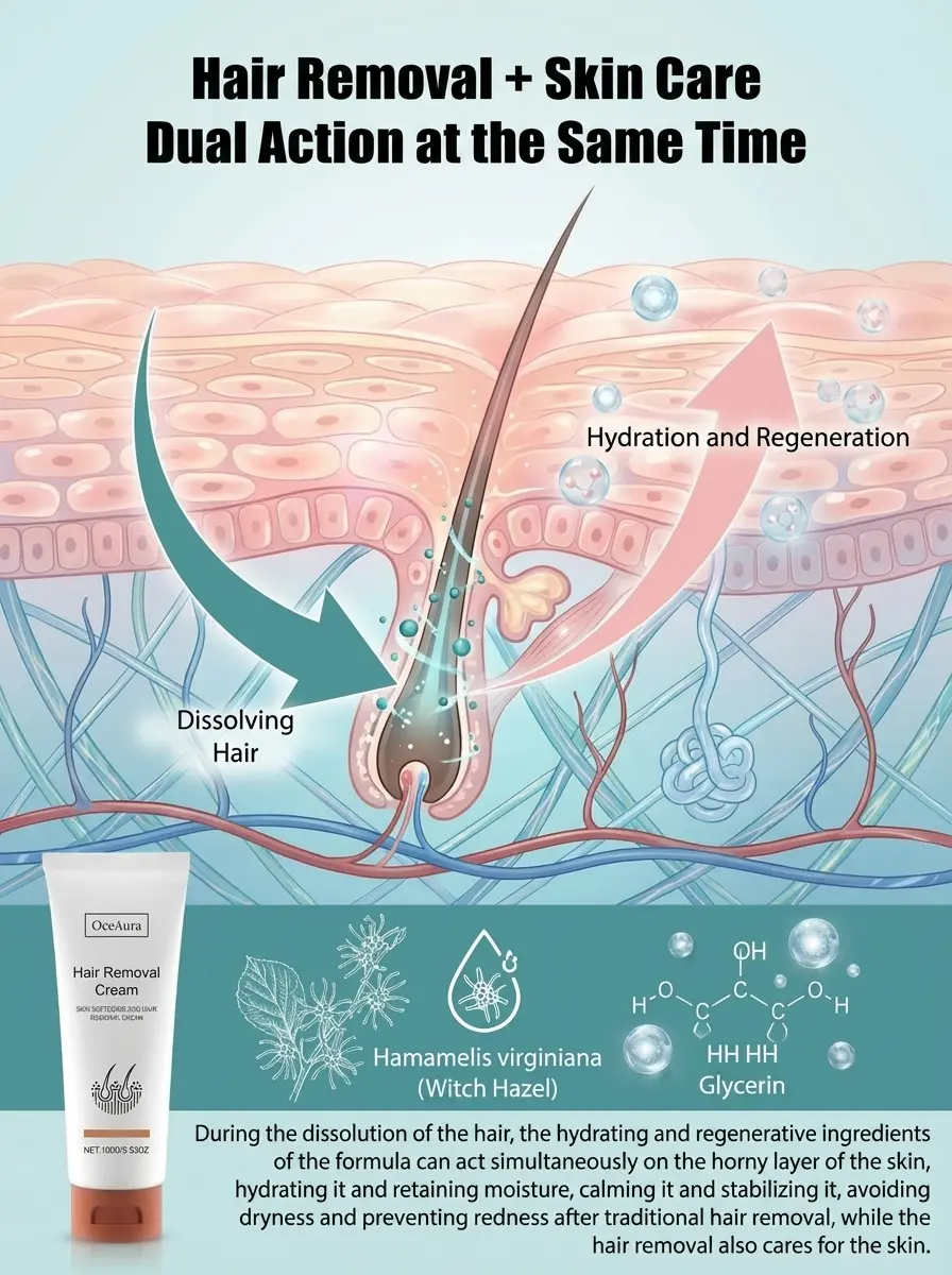 【Powerful Cleaning】Painless Body Hair Removal Cream