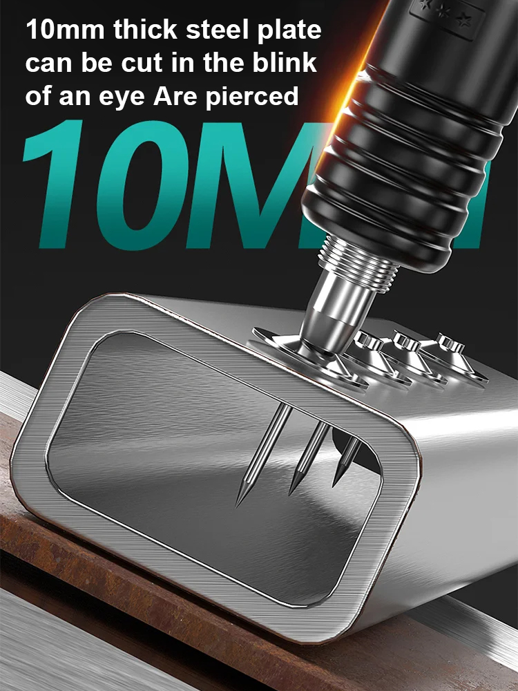 ⚡️【1-Second Instant Fire】⚡️ Mini Nail Gun | Punches Through 10mm Steel Plate💪 | 5-Stage Noise Reduction🔇 | 10-Year Lifespan