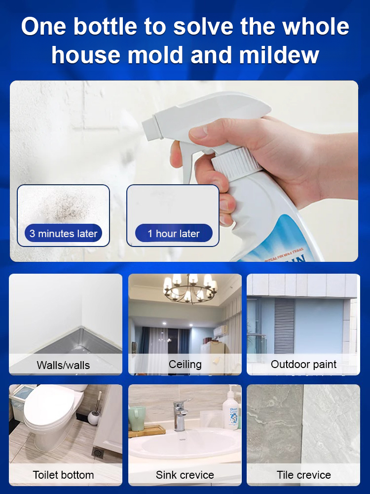 【Instant Wall Revival】2-in-1 Stain & Mildew Remover 