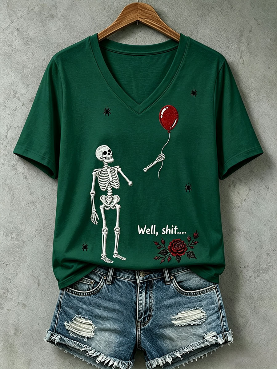 Women's Gothic Skull T-Shirt