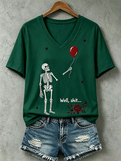 Women's Gothic Skull T-Shirt