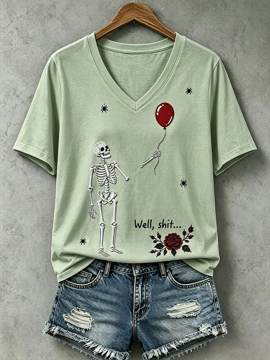 Women's Gothic Skull T-Shirt